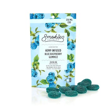 Smokiez Gummy Sweet Blue Raspberry 250mg